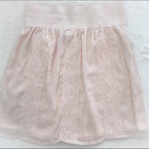 Pink Lace Spring Skirt size small